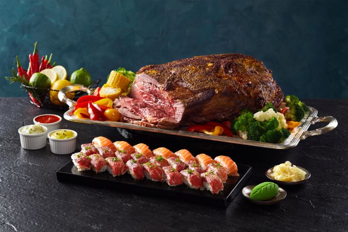 板橋母親節吃到飽餐廳 50樓Cafe 和牛自助餐